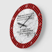 自分の時計を作る ラージ壁時計 (傾斜)