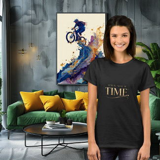 自分の時間を掌握せよ ミニマリスト エンパワーメント 引用 デザイン Tシャツ