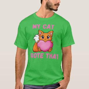 自分の書猫that1 tシャツ