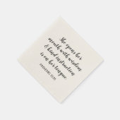 自分の書道の聖句を作成する スタンダードカクテルナプキン (角)