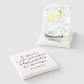 自分の書道の聖句を作成する ストーンコースター (横)