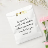 自分の書道の聖句を作成する フェイバーバッグ (封をした状態)