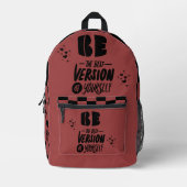 自分の最高のより変わる プリントバックパック (正面)