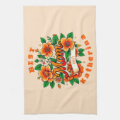 自分の最高の母を作成 キッチンタオル (縦)