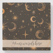 自分の月と惑星を天空に作る ストーンコースター (正面)