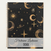 自分の月と惑星を天空に作る プランナー手帳 (正面)