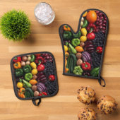 自分の服 鍋つかみ&鍋敷きセット (トップダウン)