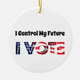 自分の未来をコントロールする – 投票 セラミックオーナメント