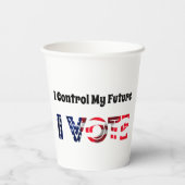 自分の未来をコントロールする – 投票 紙コップ (裏面)