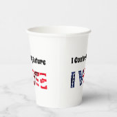 自分の未来をコントロールする – 投票 紙コップ (右)