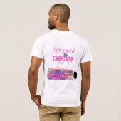 自分の未来を入力 Tシャツ (裏面フル)