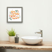 自分の未来を創造するやる気を起こさせる ポスター