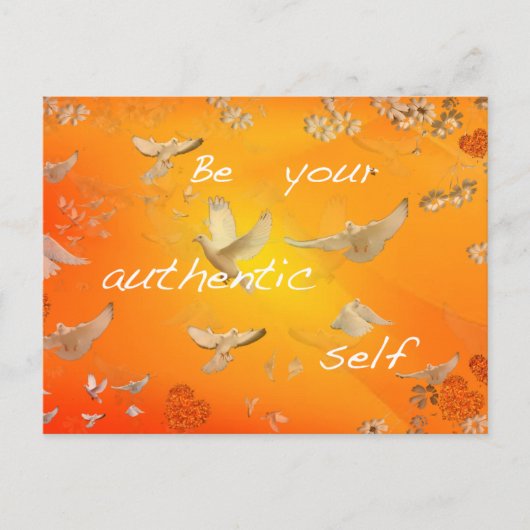 自分の本音を聞け ポストカード (正面)