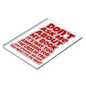 自分の本頼の作家のプロモおもしろいモ ノートブック (左側)