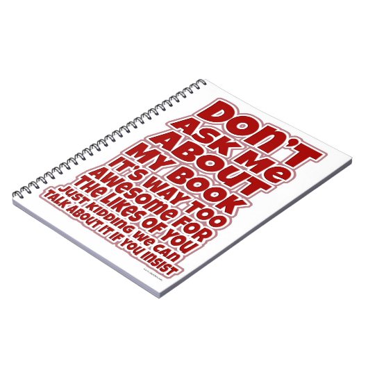 自分の本頼の作家のプロモおもしろいモ ノートブック (左側)