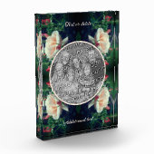 自分の桃のバラと芽を作成 フォトブロック (左)