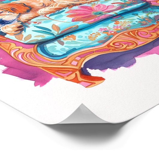 自分の椅子🐶 ポスター (角)