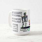 自分の権利 コーヒーマグカップ (正面左)