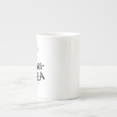 自分の権限を尊重する ボーンチャイナマグカップ (正面)