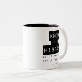 自分の歴史を知る ツートーンマグカップ (正面右)