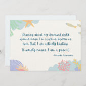 自分の死亡した子についての共有b/c親 プログラム (正面/裏面)