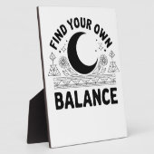 自分の残高バンダナを見つける フォトプラーク (側面)