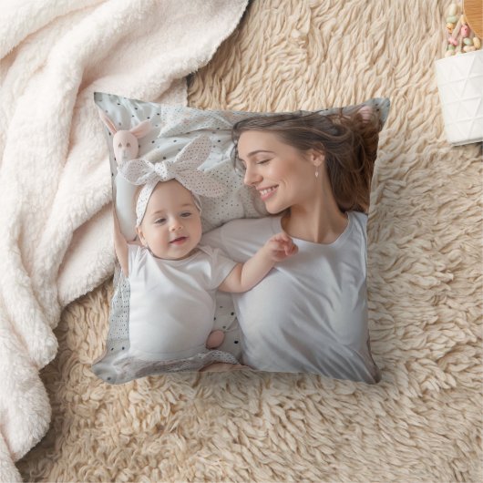 自分の母の日の写真を作成 クッション (ブランケット)