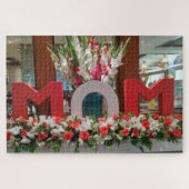 自分の母を作成する ジグソーパズル (横)