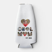 自分の母カッコいいを作成する7手紙の写真 ボトルクーラー (正面)