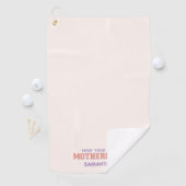 自分の母性に気を付けろ ゴルフタオル (インサイチュ)