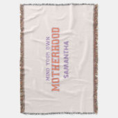 自分の母性に気を付けろ スローブランケット (正面縦)