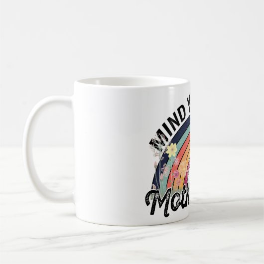 自分の母性、母の日の贈り物、1/2 コーヒーマグカップ (左)