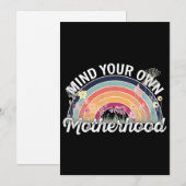 自分の母性、母の日の贈り物、2/2 サンキューカード (正面/裏面)