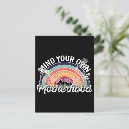 自分の母性、母の日の贈り物、2/2 ポストカード (スタンド正面)