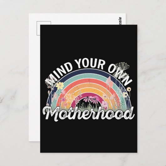 自分の母性、母の日の贈り物、2/2 ポストカード (正面/裏面)