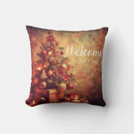 自分の温かいクリスマスツリーを作成する クッション