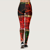 自分の火のパンツを美しく作成する レギンス (裏面)