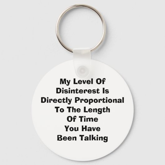 自分の無関心レベル キーホルダー (正面)