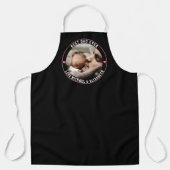 自分の父の日のパパを作最高の成Ever Photo エプロン (正面)
