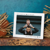 自分の父の日のパパを作最高の成Ever Photo フォトプラーク (側面)