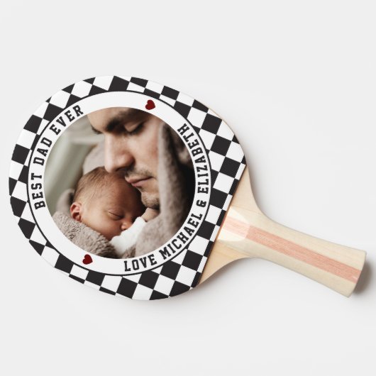 自分の父の日のパパを作最高の成Ever Photo 卓球ラケット (横)