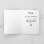 自分の父の日の写真カードを作成 カード (内部)