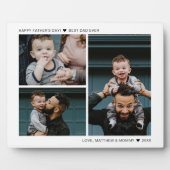 自分の父の日の最高のパパを作成3 Photo フォトプラーク (正面)