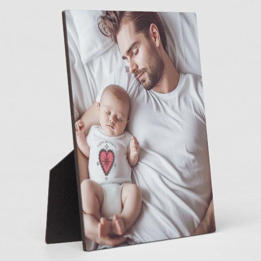 自分の父の日写真を作成する フォトプラーク (側面)