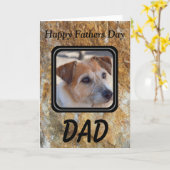 自分の父の日空白のカードを作成する カード (黄色い花)