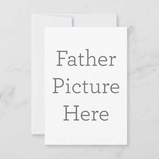 8.9cm x 12.7cmフラットサンキューカード (正面)