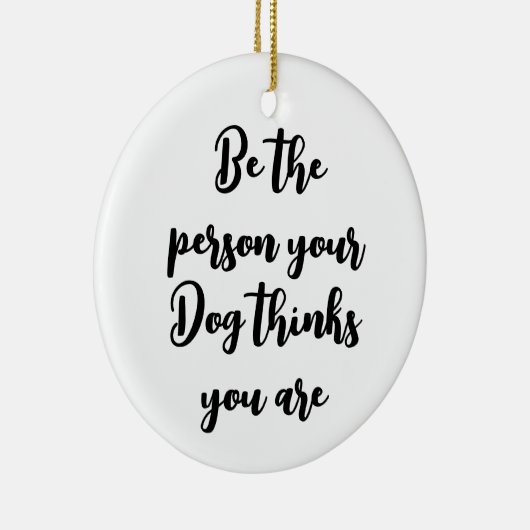 自分の犬が犬考え母様である セラミックオーナメント (右)