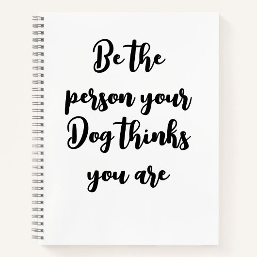 自分の犬が犬考え母様である ノートブック (正面)