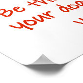 自分の犬になれ考える ポスター (角)