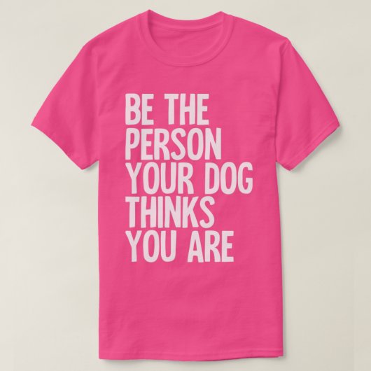 自分の犬になれ考える Tシャツ (デザイン正面)